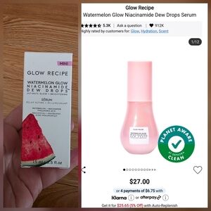 Glow Recipe Watermelon Glow Niacinamide Serum